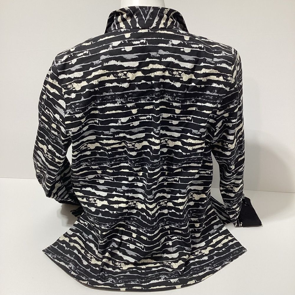 Beppa Cotton Blazer Abstract Design - Picture 5 of 6